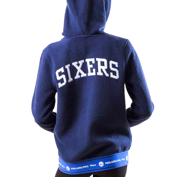 Ultra Game Tops - Philadelphia 76ers fleece full zip hoodie women’s size small. Official NBA merch